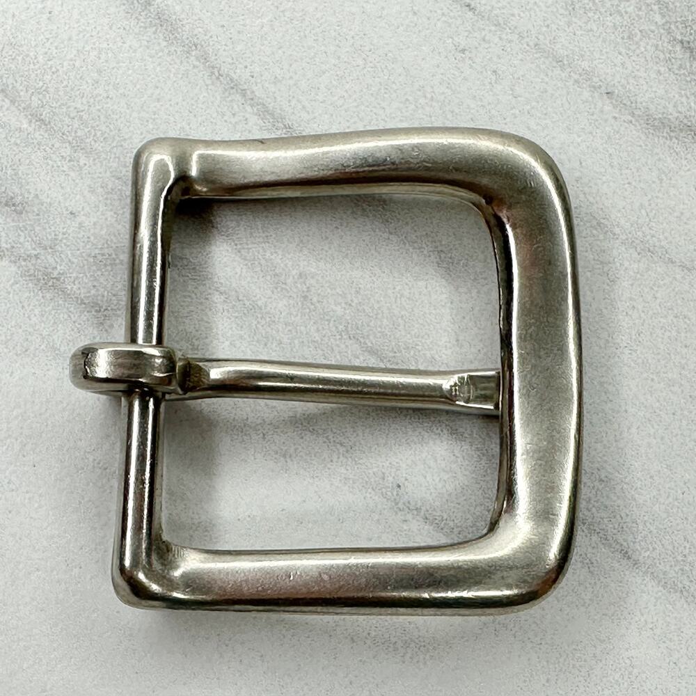 Silver Tone Simple Basic Belt Buckle - Picture 6 of 9